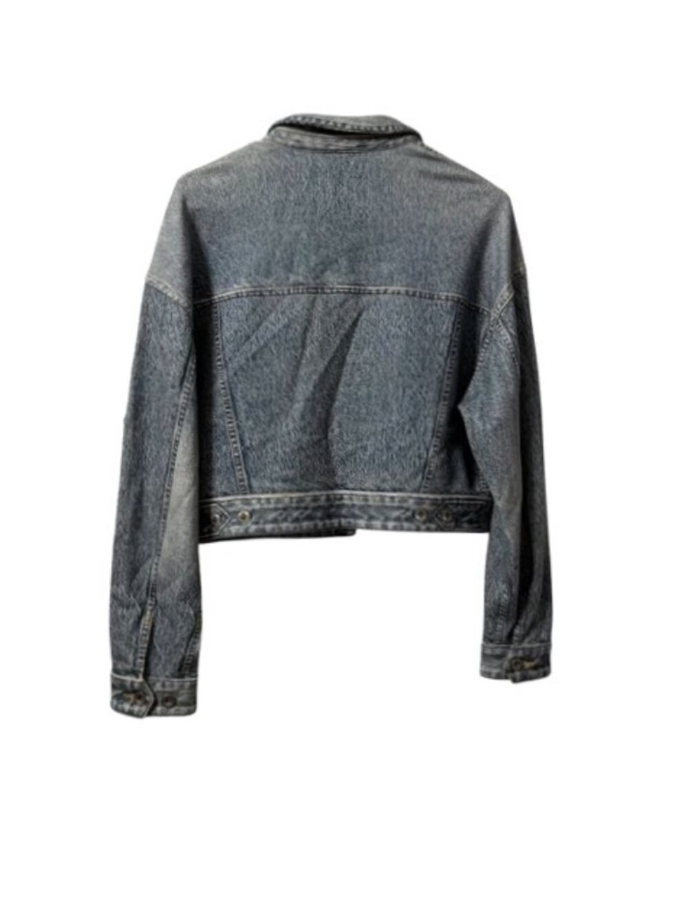 Rag and Bone Miramar Cropped Denim Print Jacket Size Medium - Picture 2 of 16